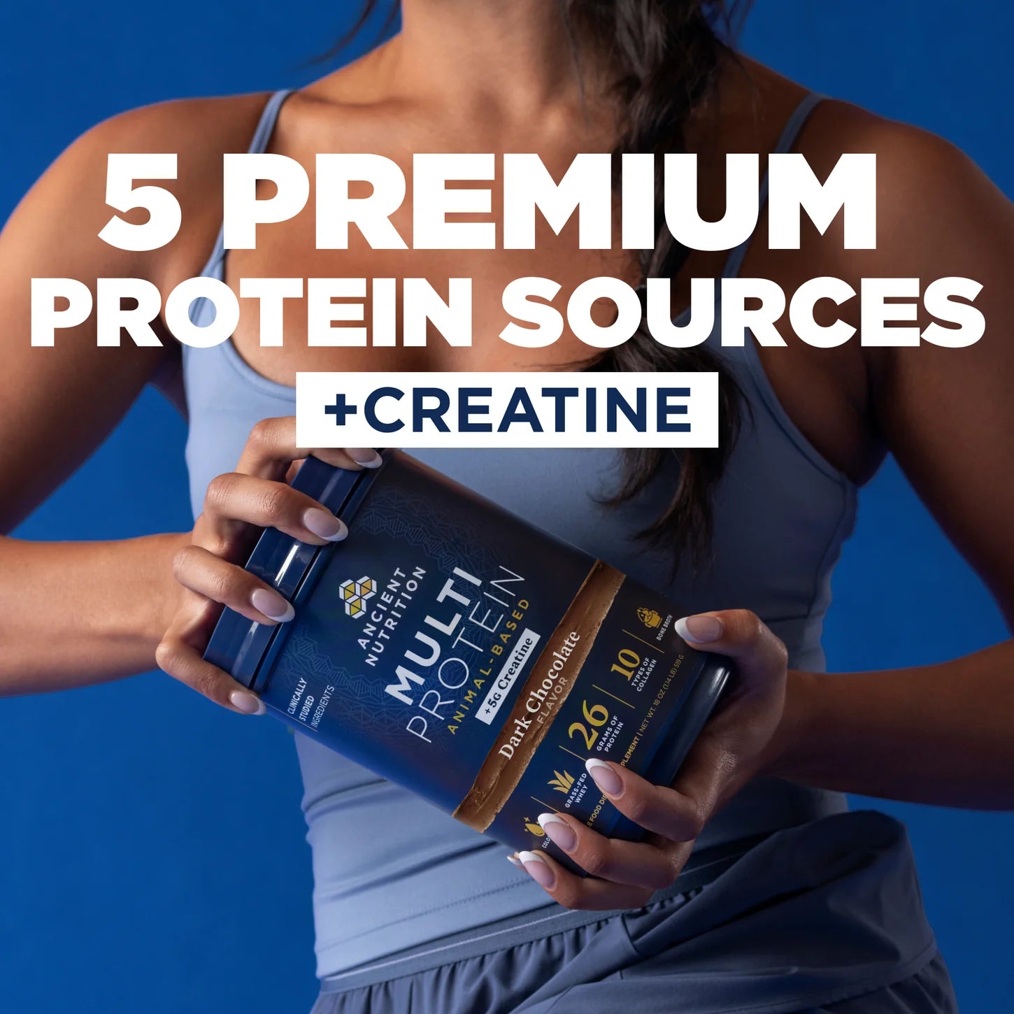 Ancient Nutrition® Multi Protein + Creatine Powder