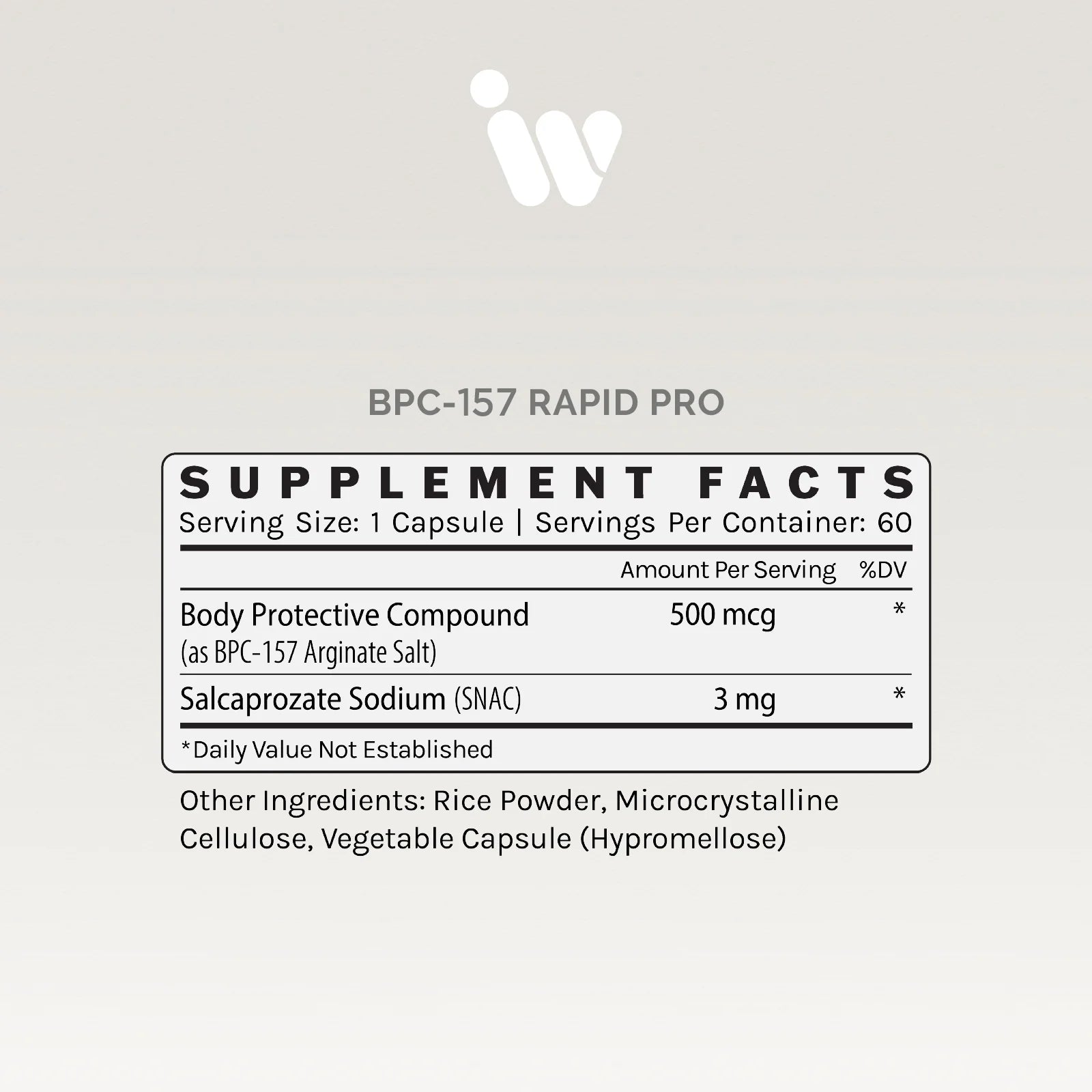 BPC-157 RAPID PRO - 500 mcg