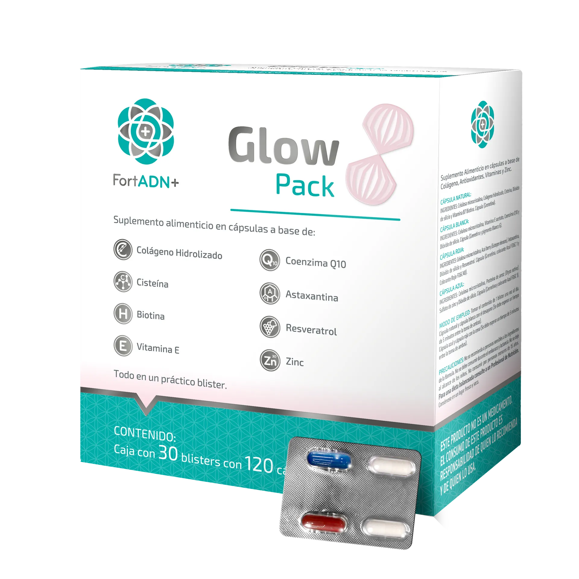 Paquete Glow para mujer Fort ADN