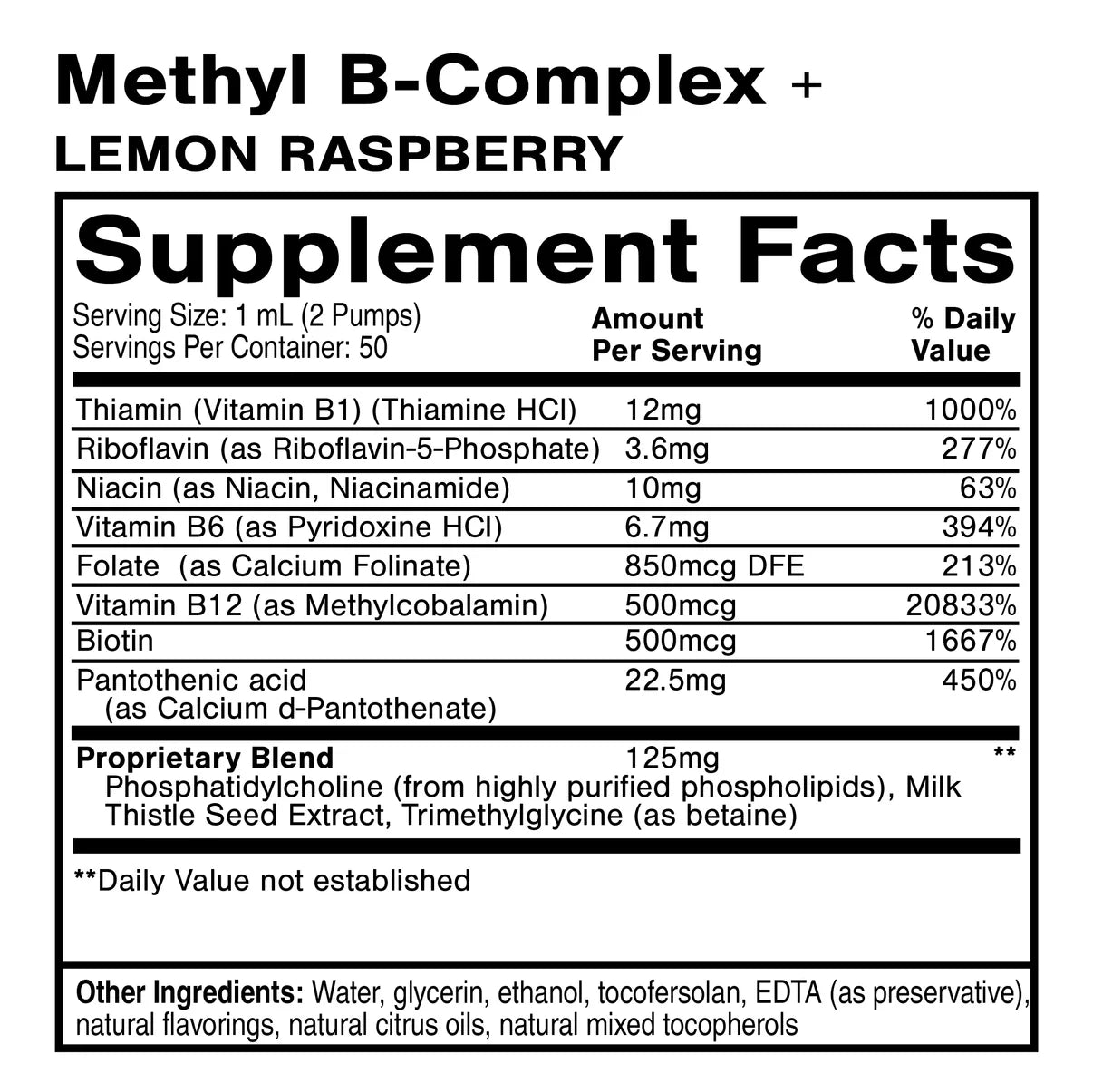 Complejo de metilo B liposomal