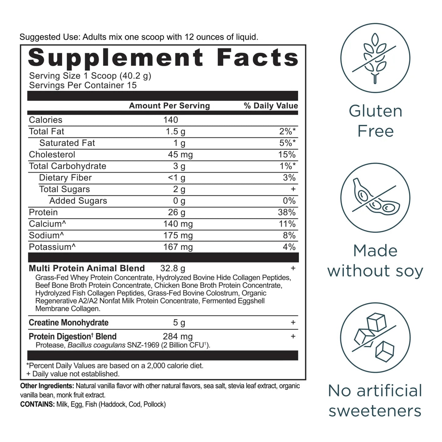 Ancient Nutrition® Multi Protein + Creatine Powder