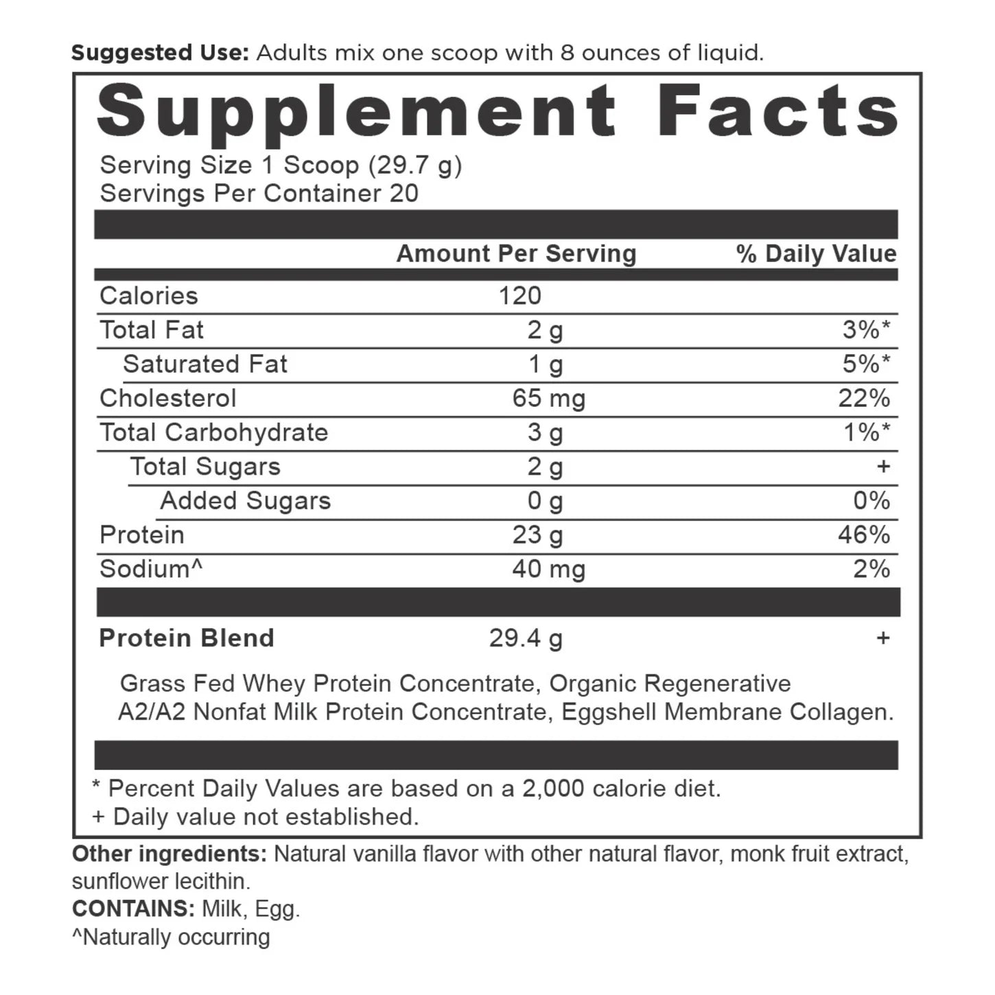 Ancient Nutrition® Whey Protein Powder - 20 Servings